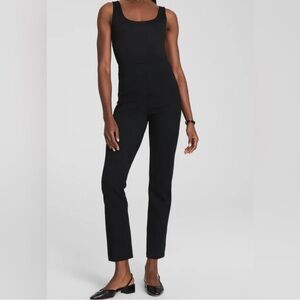 SPANX Pants Womens Medium Black Straight Leg Slimming Pull On